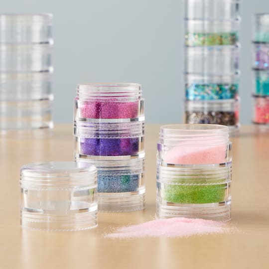 1.5" Clear Stackable Bead Storage by Simply Tidy™